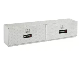 TrailFX Top Mount 2 Door Dia Tread Bright Pol 16 Gauge Alum 72x13.25x17 9.4 Cubic Ft Cap